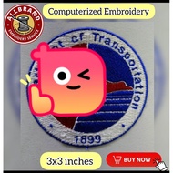 D0TR Logo Patches ( 3x3) Computerized Embroidery