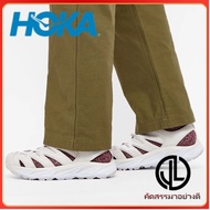 ของแท้ 100 % HOKA ONE ONE Hopara เทาข้าว สีดำ รองเท้าแตะ ของแท้ กลางแจ้ง ป้องกันการลื่น รองเท้าแตะ  