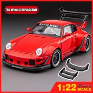 1:22 Porsche 993 Diecast Car Model Alloy Car Toy Collection Gift for Kids Girls