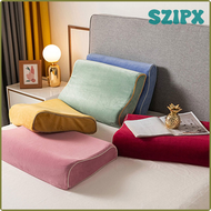 SZIPX 30x50cm/40x60cm Milk Velvet Pillow Case Simplicity Pillow Cover Sleeping Pillowcase For Memory Foam Pillow Latex Pillow Covers XOIQP