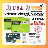 [💯ORIGINAL] USA Universal PCB Aircond DC AC A/C Control System ZL-U03AM 220V 230V 240V ZL-U05A 12V