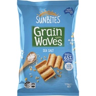 Sunbites Grain Waves Sea Salt Wholegrain Chips 170g - Australia