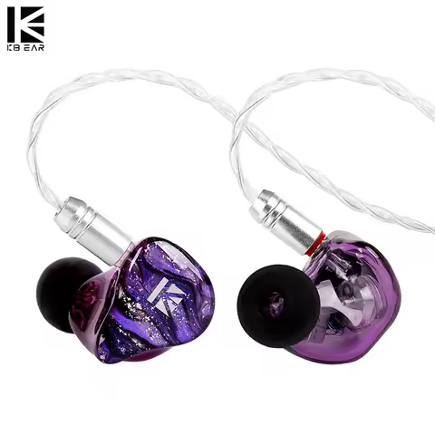 KBEAR Cepheus 2DD+ 6BA Hybrid Earphones In-ear Monitor HiFi wired Headphones With Detachable Cable G