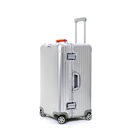 26" Aluminum Checked Luggage 75cm – Large Travel Suitcase - SILVER