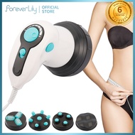 foreverlily 4 IN 1 Infrared Electric Anti-Cellulite Massager Body Slimming&amp;Relaxing Muscle 3D Roller Device Weight Loss Fat Remove Roller