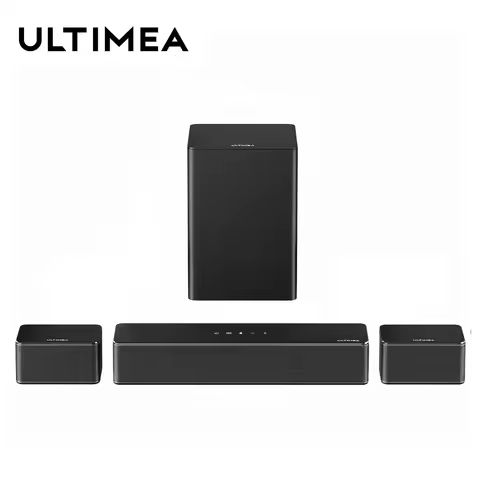 ULTIMEA 5.1 Virtual Surround Soundbar, 3D Surround Sound System, Soundbar for TV with Subwoofer and 