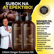 DEVNEN 100% Effective 500ml Ginger Miracle Oil 100% Natural Ginger Oil for Slimming Belly Drainage G