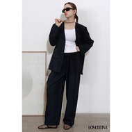 TAILORED WIDE PANTS_NAVY