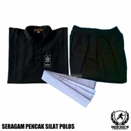 Seragam Pencak Silat Polos Model Benik 3 / Sakral Polosan / Baju Beladiri Hitam Polos Dewasa Anak La