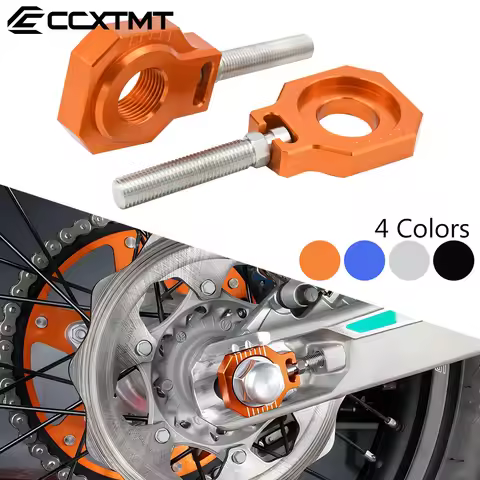 Motorcycle 20mm CNC Chain Adjuster Regulator Sliders For KTM XC XCF XCW XCWF EXC EXCF SX SXF 125-530