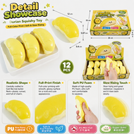 Durian Squishy Toy 12Pcs Box Set PU Foam Slow Rising Soft Squeeze Gift Set Mainan Durian 12 Keping K