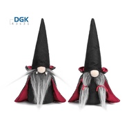 2PCS Halloween Gnome Plush Faceless Doll Handmade Swedish Gnome Decoration Tomte Doll Halloween Deco