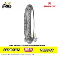 Ban Motor Luar 70/90-17 Seahawk Swallow SB 115 Tubetype Ring 17 (bukan tubeless) Ban Baru - hanya ban luar tidak termasuk ban dalam