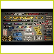 ☬ ☏ ⛅ ➺ (HNJ) Helmet Lens Visor Decals