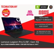 🔥[2025] Lenovo Legion Pro 5 16 Gen 10 (Ryzen 9 8945HX/RTX5070/Free RM2K gift)