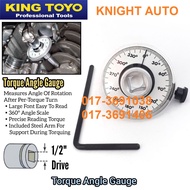 KING TOYO KT-6015 1/2" Drive Torque Angle Gauge Input Drive ID38222