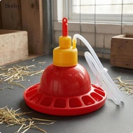 Bothyi Avian Waterer Clear Hose Avian Drinker Round Basin Water Dispenser for Chicks