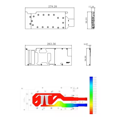 Bykski GPU Block For ZOTAC / PELADN RTX 3080 / NVIDIA RTX 3090 Turbo , Video Card Water Cooler / Ful