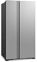 Hitachi R-S700PMS0-GS 595L 2-Door Side By Side Fridge, 2 Ticks, Glass Silver