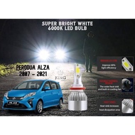 Perodua Alza 2007-2021 C6 LED Light Bulb 6000K White 1Pair 2pcs Car Headlight / Foglight Mentor Lampu Besar