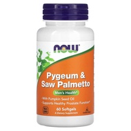 NOW Foods, Pygeum &amp; Saw Palmetto, Men's Health, 60 / 120 Softgels