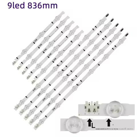 10pcs LED Backlight for UE40J5100AW UE40H5000AK UE40H6400 UE40J5100 D4GE-400DCA-R1 R2 D4GE-400DCB-R1