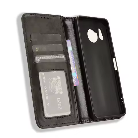 For Sharp Aquos Sense 8 Luxury Flip PU Leather Wallet Magnetic Adsorption Case For Sharp Aquos Sense