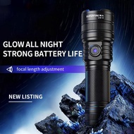 SUPERFIRE L16-X Led Torch Powerful Zoom Flashlight 310M Range Portable Lantern Long Lasting Recharge