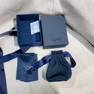 Authentic APM Monaco Silver Hollow Bar Ring Unworn Product Quality Guaranteed Fashionable Jewelry Ac