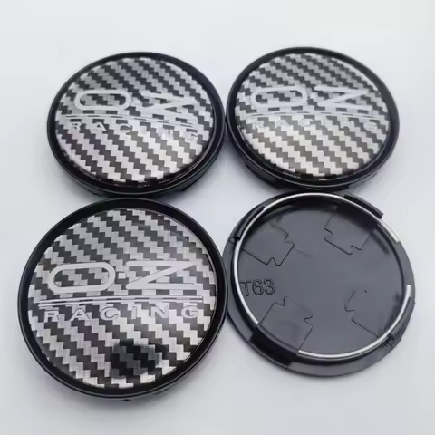 4pcs O.D 63MM Clips 58MM Car Wheel Center Caps Hub Cap OZ Racing Logo Emblem OZ Wheel Cap Rim Hubcap