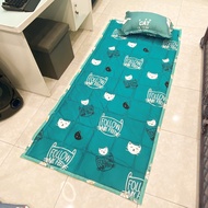 Tấm trải nệm văn phòng gấp gọn size 90x2m topeer mỏng- nệm ngủ văn phòng hàng loại 1 được chọn màu