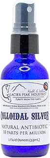 Glacier Peak Colloidal Silver (10 PPM) | Antiviral Anti-fungal Natural Antibiotics Immune Support |