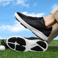 Large Size Men's Shoes Summer New Fixed Spike Golf Shoes Men Waterproof Breathable Golf Shoes