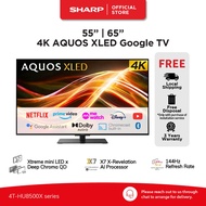SHARP 55" / 65" AQUOS XLED Google TV - 4T-C55HU8500X / 4T-C65HU8500X