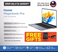 Honor Magicbook Pro Laptop | AMD Ryzen 5 4600H | AMD Radeon™ Graphics | 16.1-inch |  Windows 10 Home Edition | COD Selangor KL