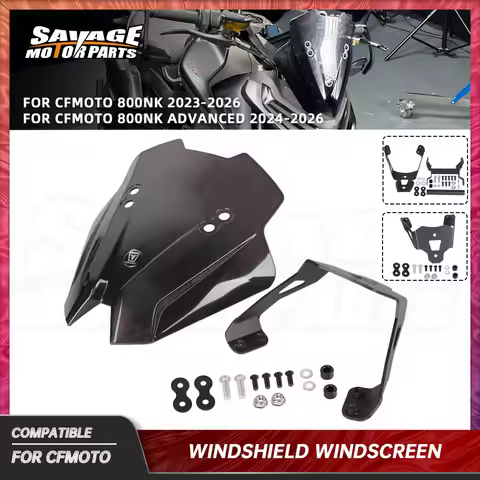 2026 800NK/Adv Windshield Windscreen For CFMOTO 800NK 800 NK Advanced 2024-2025 Motorcycle Wind Defl