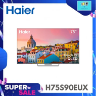 HAIER ทีวีคิวแอลอีดี 75 นิ้ว HAIER (4K QLED GOOGLE TV) H75S90EUX