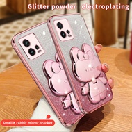 For Motorola Moto G72 Case Shockproof Electroplated Back Cover For Motorola Moto G72 Stand Phone Cas