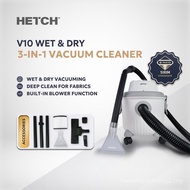 HETCH V10 3 in 1 Wet & Dry Vacuum Cleaner with Blower | Deep Cleaning Fabric & Carpet Spot Cleaner |
