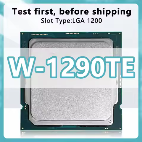 Xeon W-1290TE CPU 14nm 10 Cores 20 Threads 1.8GHz 20MB 35W processor LGA1200 for W480 W580 Chipset m