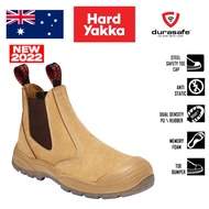 HARD YAKKA Y60324 Utility Elastic Gusset Wheat Shoes Size EU 39,41,42,43