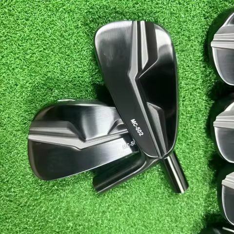 MC-502 Black Mens Iron Set MC502 Golf Clubs 7pcs(4,5,6,7,8,9,P) Forged Iron Heads With Shaft