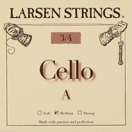 {鈺聲國際弦樂器｝3/4  LARSEN　strings 大提琴弦 A+D