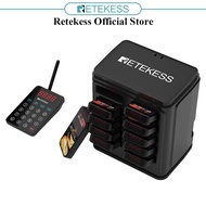 TD177 Pager Restaurant Wireless Calling System with Mute Button for Clinic Food Truck Waiter