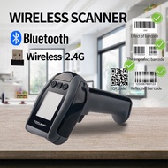 T-3060S 1D 2D 2.4G Wireless Bluetooth Handheld Barcode Scanenr With Screen Display Function