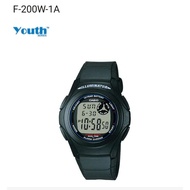 Casio F-200W-1A [2YEARS WARRANTY] Student Watches Youth Digital Sport Watches F-200W-2A F-200W-2B F-