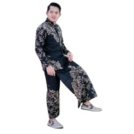 Setelan Sarung Celana Dan Baju Koko Busana Muslim Modern Viral Motif Terbaru Bahan Kattun Halus