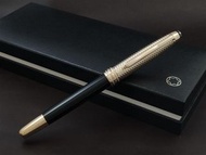 MONTBLANC 萬寶龍 Meisterstuck系列 – Doué Geometry 鍍香檳金立體幾何圖案 走珠筆 (MBC-118093)