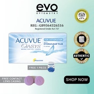 evo ACUVUE OASYS FOR ASTIGMATISM Bi-Weekly Clear Contact Lenses (6 pcs) + [FREE 1 pc]