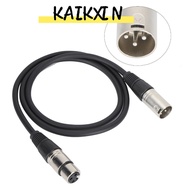 KAIKXIN Microphone Cable, 1m/3.3ft 3Pin XLR Male to 3Pin XLR Female Balanced Audio Cable, Profession